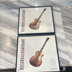 (2) Restoration Hardware Record Album Frames